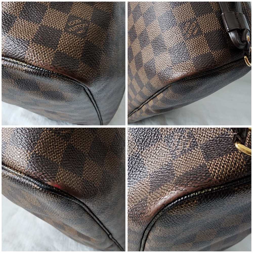 Auth Louis Vuitton Neverfull Damier Ebene MM Tote Bag - Picture 12 of 12